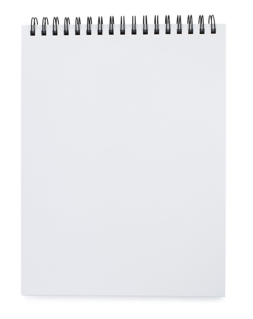 Spiral Bound White 200 Page Artist Sketch Book