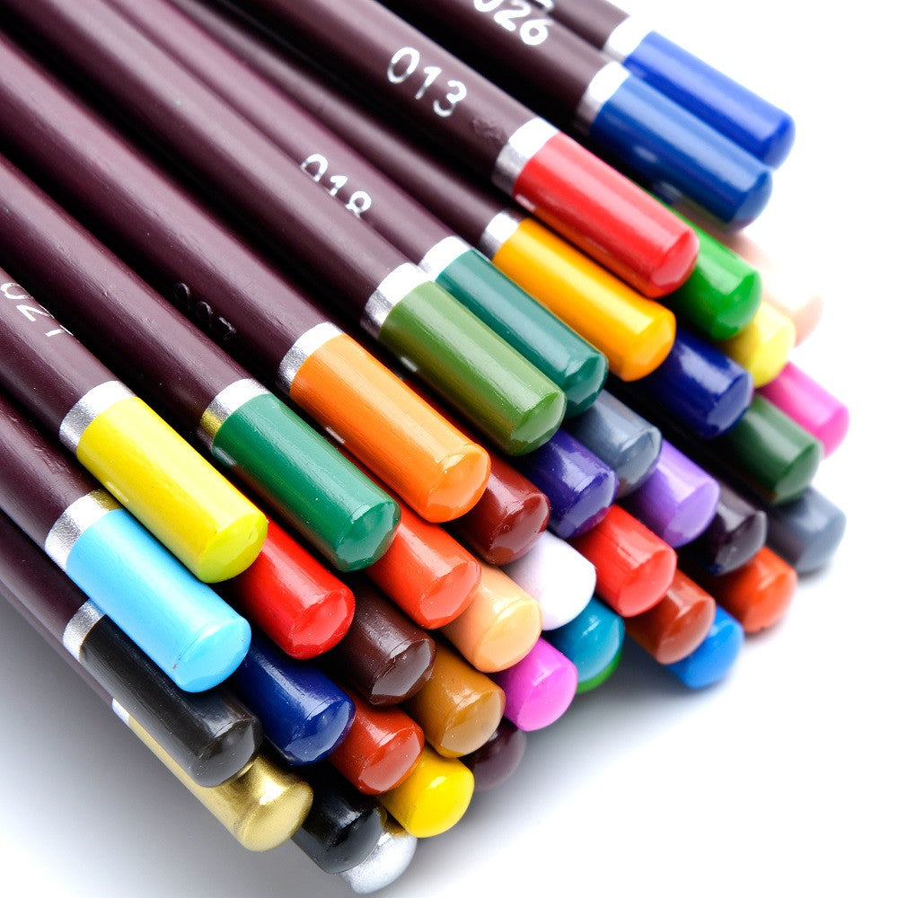 1 Box 48-color Oil-based Color Pencils For Kids' Drawing And Painting