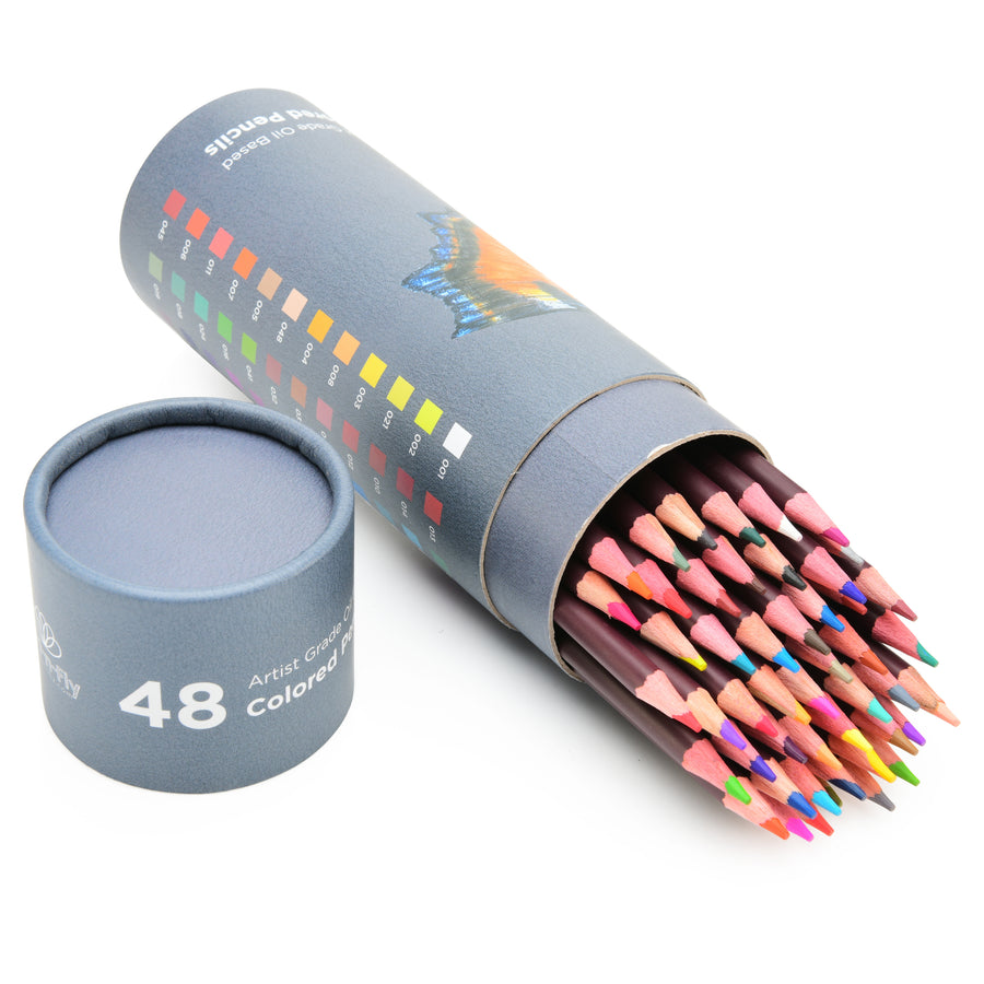Magicfly RNAB07PM9Q9WX magicfly 72 colored pencils set, oil-based colored  pencils for adults, artists, kids, art colored pencils for coloring books
