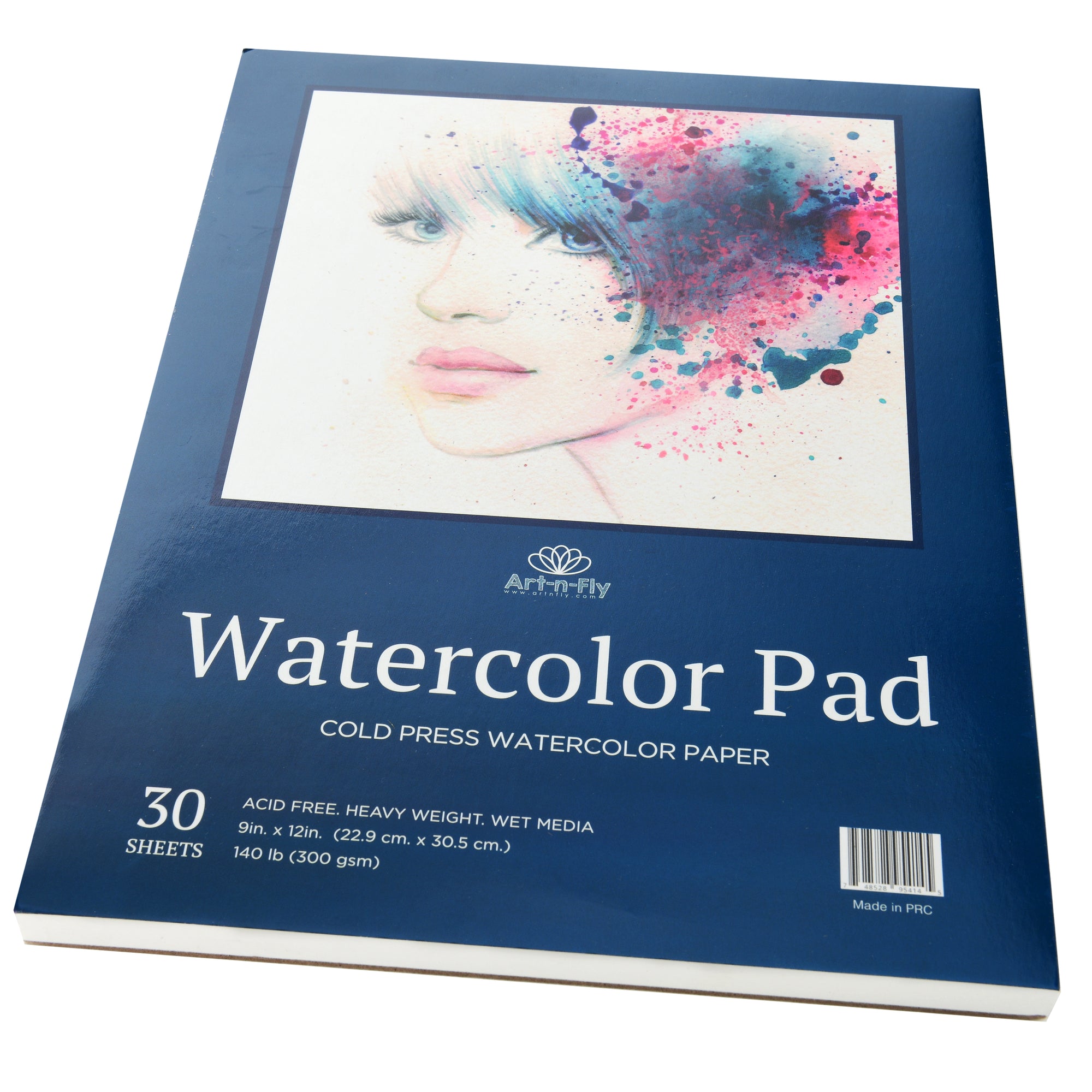  120 Sheets Watercolor Paper Bulk, 140 lb/300 GSM White