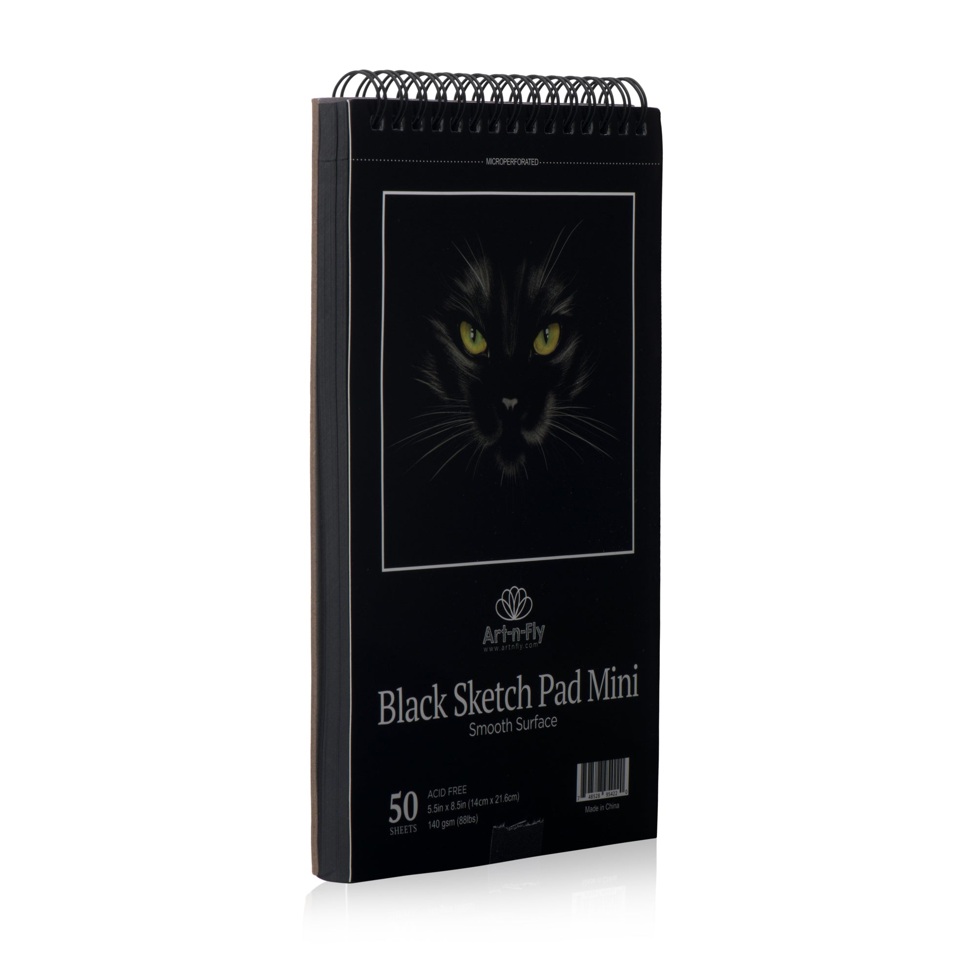 A5 Black Cat Pixel Paper Refill