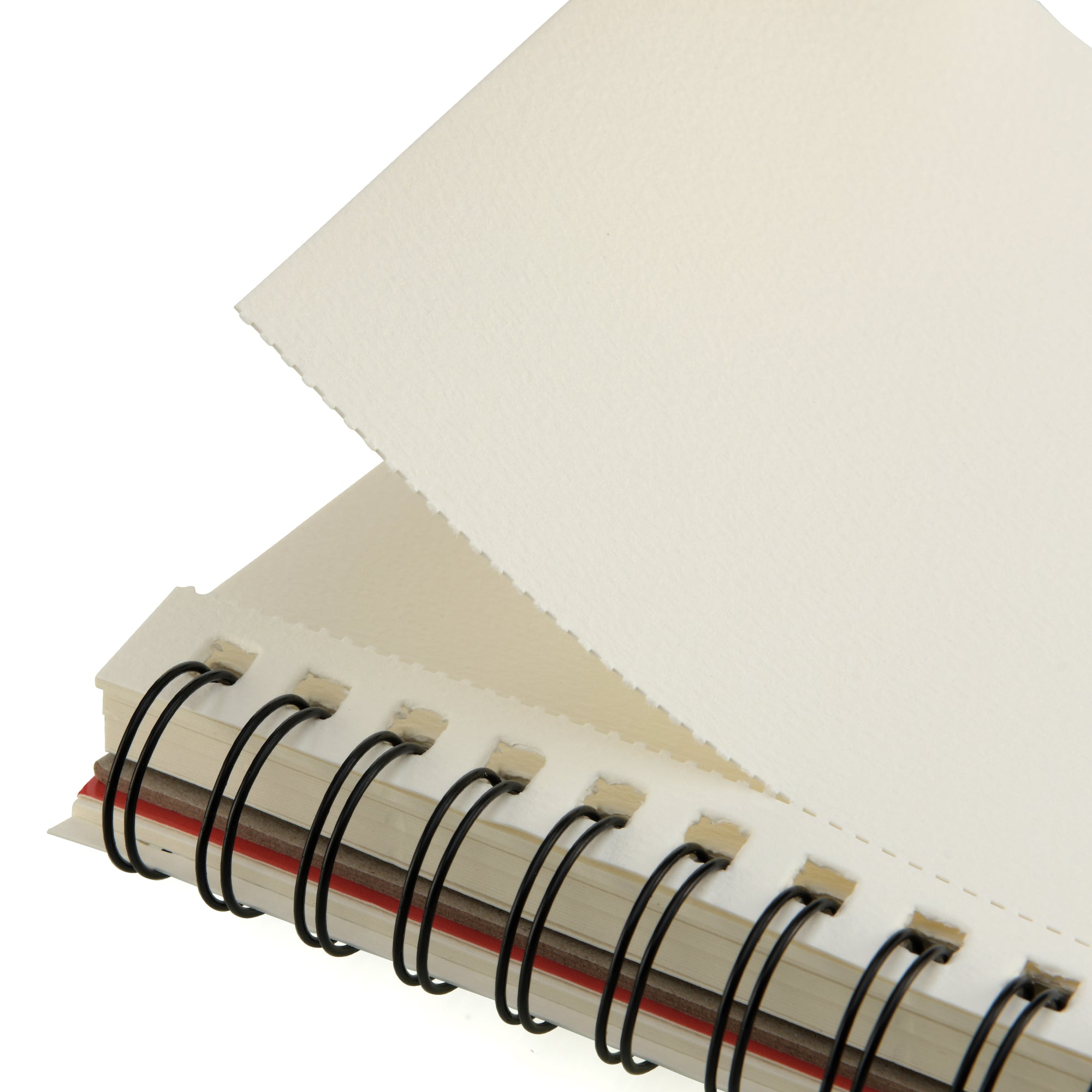 Refill Paper for A5 Spiral Notebook, White, Line, Drawing or Watercolor 